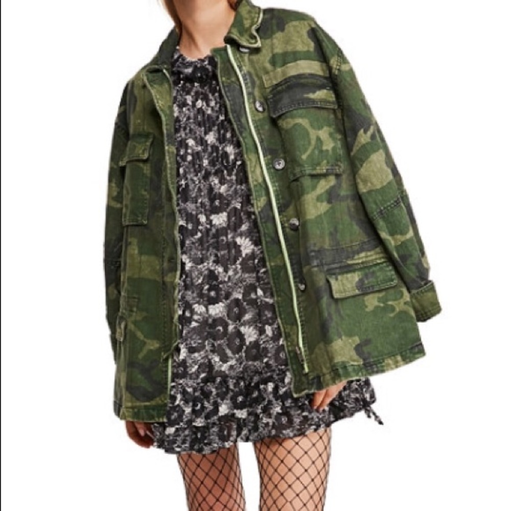 Free People B/W Flowy Dress